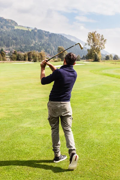 Golf stroke — Stock Photo, Image