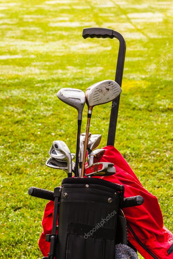 Black golf bag Stock Photo by ©dlpn 75084359