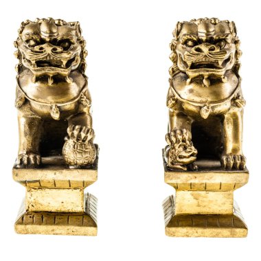Chinese lion guardians