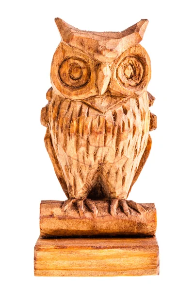 Wooden owl — Stock Photo, Image