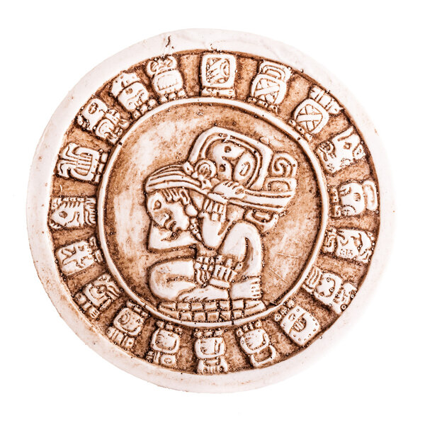 Mayan stone coaster