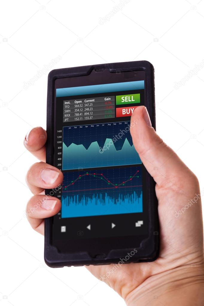 isolated forex app phone