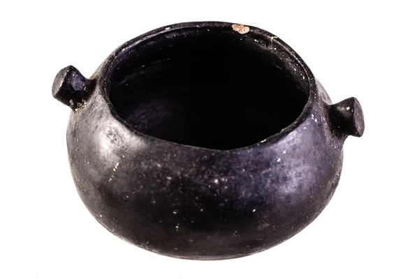 Starověká váza černá — Stock fotografie