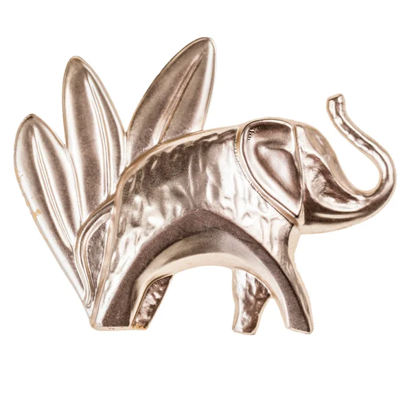 Elephant tin badge — Stock Photo, Image