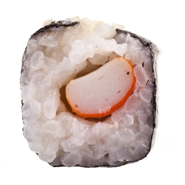 Parte superiore di surimi maki sushi — Foto Stock