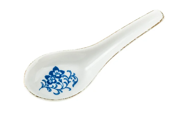 Chinese soup spoon — Stock Photo, Image