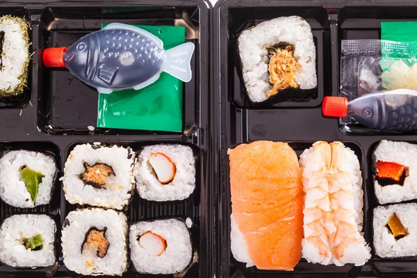 Scatole di sushi — Foto Stock