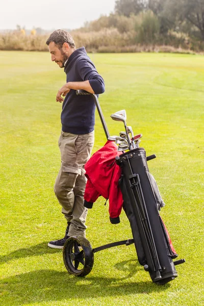 Chilling at the golf course — Stock Photo, Image