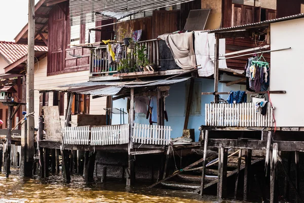 Ásia favela no tailândia — Fotografia de Stock