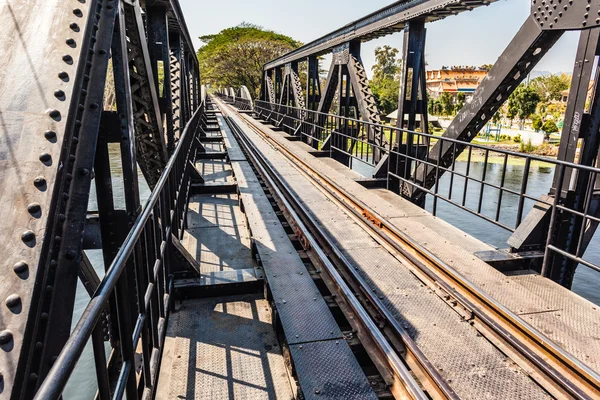 Passage du pont sur la rivière Kwai — Photo