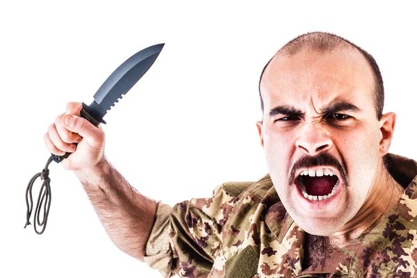 Assault soldier — Stock Photo, Image