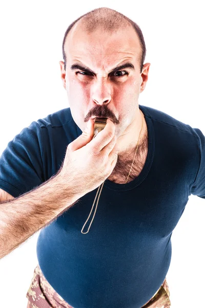 Wütender Drill-Sergeant — Stockfoto