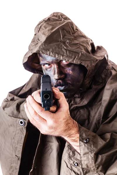 Deadly infantryman — Stock Photo, Image