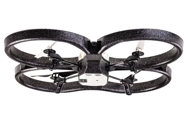 Drone di sorveglianza quad-elicottero — Foto Stock