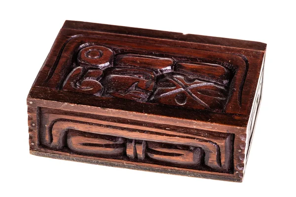Caixa de madeira hondurenha — Fotografia de Stock