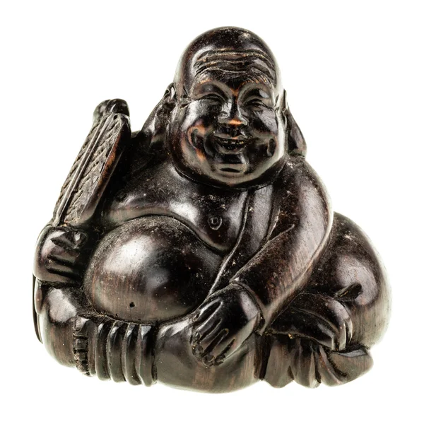 Trä buddha — Stockfoto