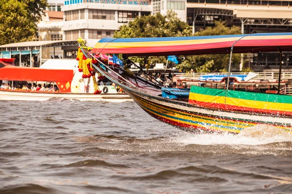 Long tail boat fore — Stock Photo, Image