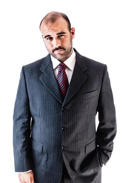 Mustache businessman — Stock Photo, Image