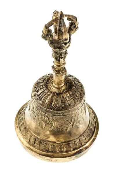 Buddhistiska brons hand bell — Stockfoto