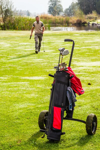 Jogo de golfe verde — Fotografia de Stock