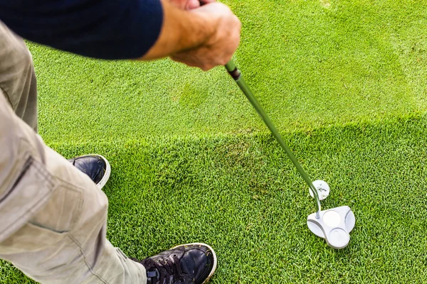 Piłeczki do golfa w fringe — Zdjęcie stockowe