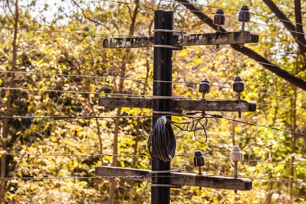 Kleiner Telegraphenmast — Stockfoto