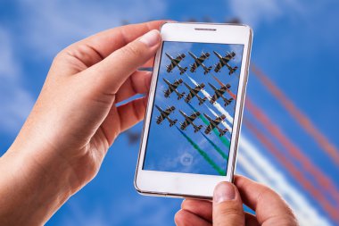 Airshow telefon fotoğraf