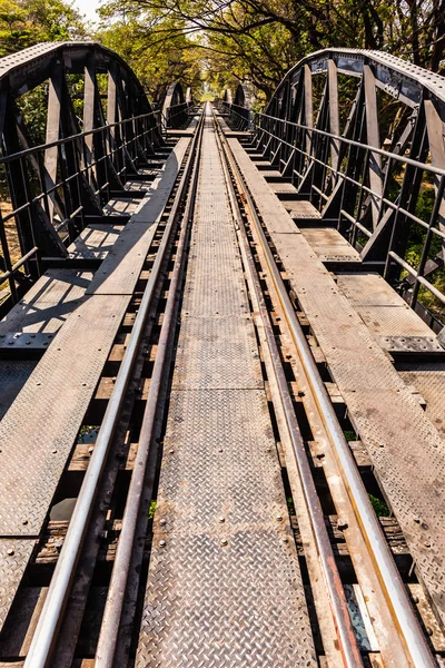 Kwai rivier brug in Kanchanaburi — Stockfoto