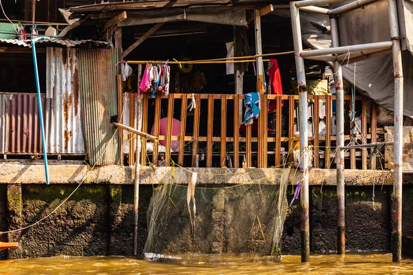 Grande favela tailandesa — Fotografia de Stock