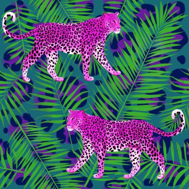 Kusursuz hayvan şekli. Leopar seksi yaz geçmişi. Afrika duvar kâğıdı, ambalaj, tekstil ve tasarım için uygun. Pembe leopar..