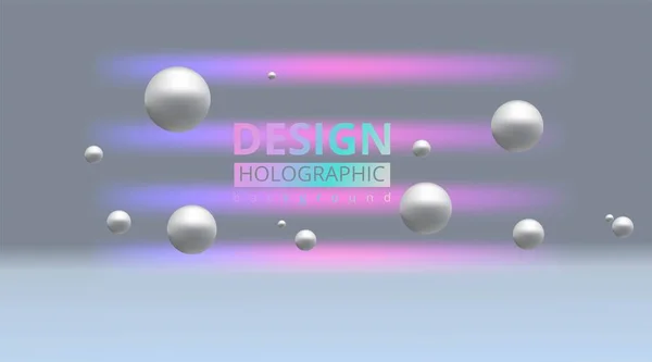 Abstrack Retro Våg Neon Cirklar Kreativ Retro Futuristick Bakgrund Talet — Stock vektor