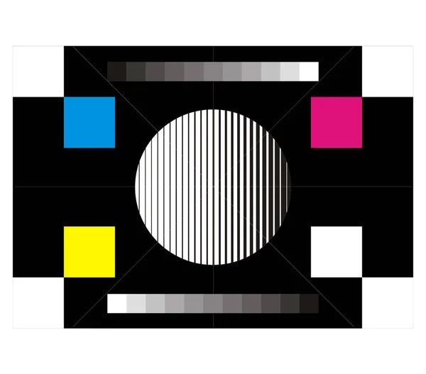 Standart televizyon kontrol panosu. Renkli ve gri