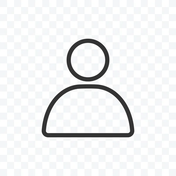 Perfil Profil Usuario Avatar Icono Vector Ilustración Símbolo Signo Aislado — Vector de stock