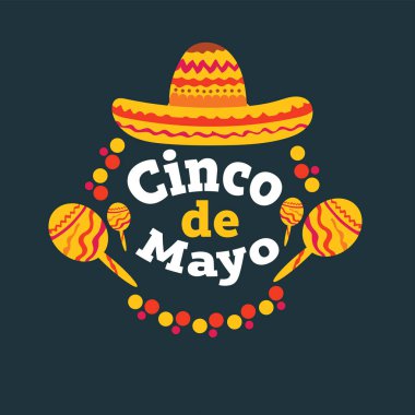 Cinco de Mayo yıllık kutlama posteri