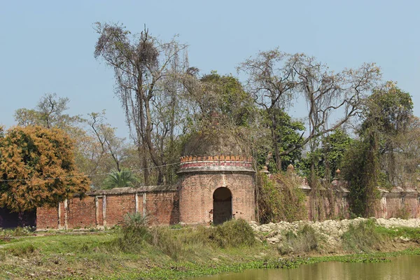 Architektonické Pozůstatky Palácového Komplexu Rajnagar Bihar Indie — Stock fotografie
