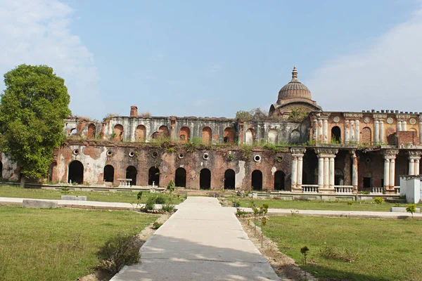 Poškozená Zeď Rajnagarského Paláce Rajnagar Bihar Indie — Stock fotografie