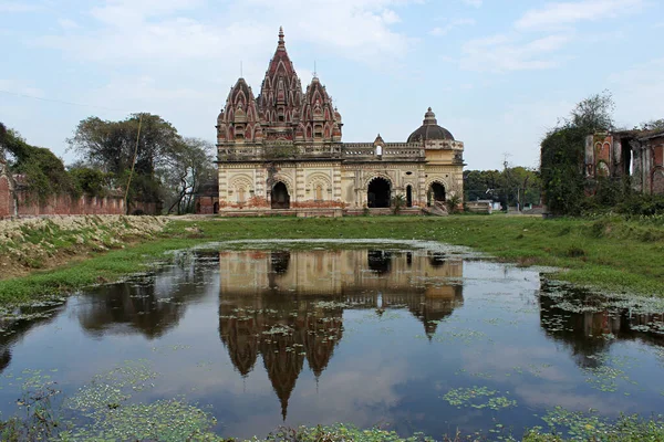 Temple Durga Vue Face Rajnagar Ruines Complexe Palatial Bihar Inde — Photo