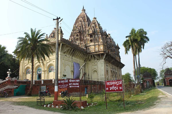 Templo Kamakhaya Construído Uma Plataforma Tijolo Alto Rajnagar Bihar Índia — Fotografia de Stock
