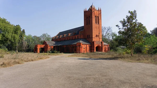 All Saints Garrison Church, Lucknow. Built in 1860. Architecture inspired by Magdalen College, Oxford.