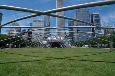 Jay Pritzker Pavyonu Millenium Park Chicago, ABD