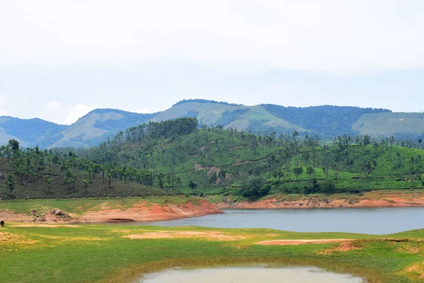 Anayirankal Dam Reservoir Kolukkumalai Range Kerala India — Stock Photo, Image