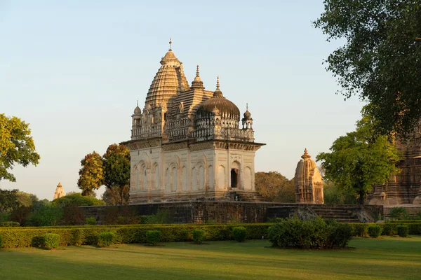 Lakshmana Templo Fachada Grupo Occidental Khajuraho Madhya Pradesh India Patrimonio — Foto de Stock