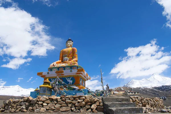 Langza Buddha Statue Spiti Himachal Pradesh India — Stock Photo, Image