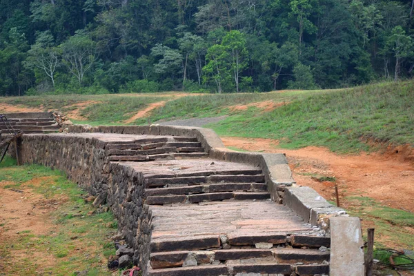 Stone Stairway Periyar National Park Thekkady Kerala India — Stock Photo, Image