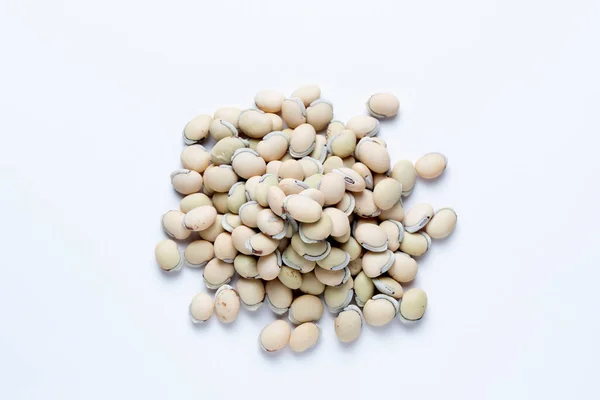 Val Beans Também Conhecido Como Lima Beans Pawata Phaseolus Lunatus — Fotografia de Stock