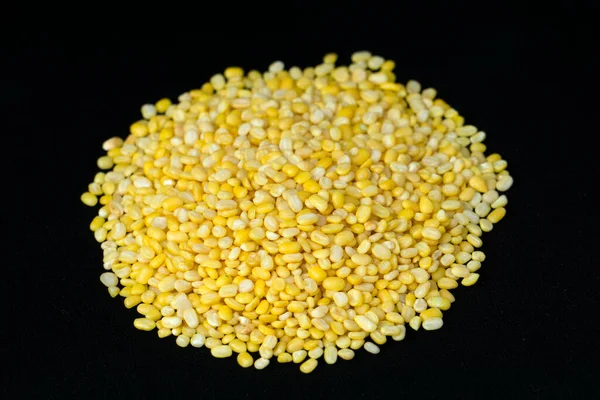 Half Mung Bean Green Gram Vigna Radiata Satara Maharashtra India — Stock Photo, Image