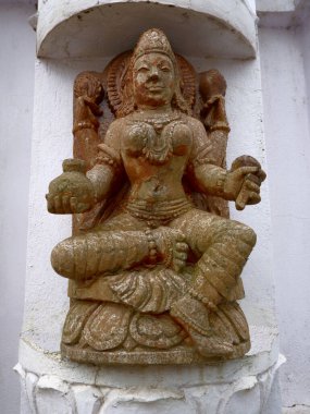Kanakkadara heykeli, Jaganath Tapınağı, Paduwa, Katni, Orissa, Hindistan