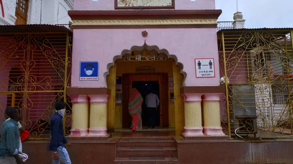 Shaktipeeth Entrance Danteshwari Temple Jagdalpur Chhatisgarh India 52支Shakti Peethas中的一支圣殿建于14世纪 — 图库照片