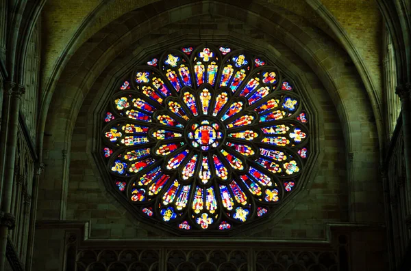Wnętrze Katedry Marcina Zwanej Także Kościołem Marcina Belgia Ypres Belgia — Zdjęcie stockowe
