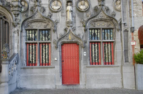 Bazilika Krve Burgovo Náměstí Bruggy Bruggy Belgie Evropa — Stock fotografie